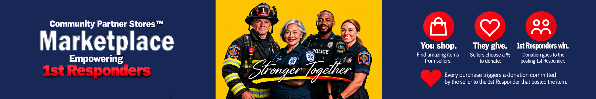 Community Partner Stores Marketplace — Empowering 1st Responders